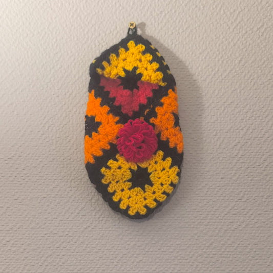 Chausson décoratif andalou au crochet