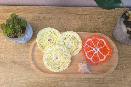 dessous de verre agrume