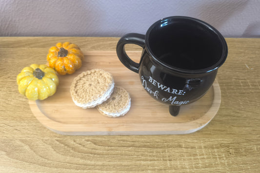 Duo de biscuits décoratifs au crochet