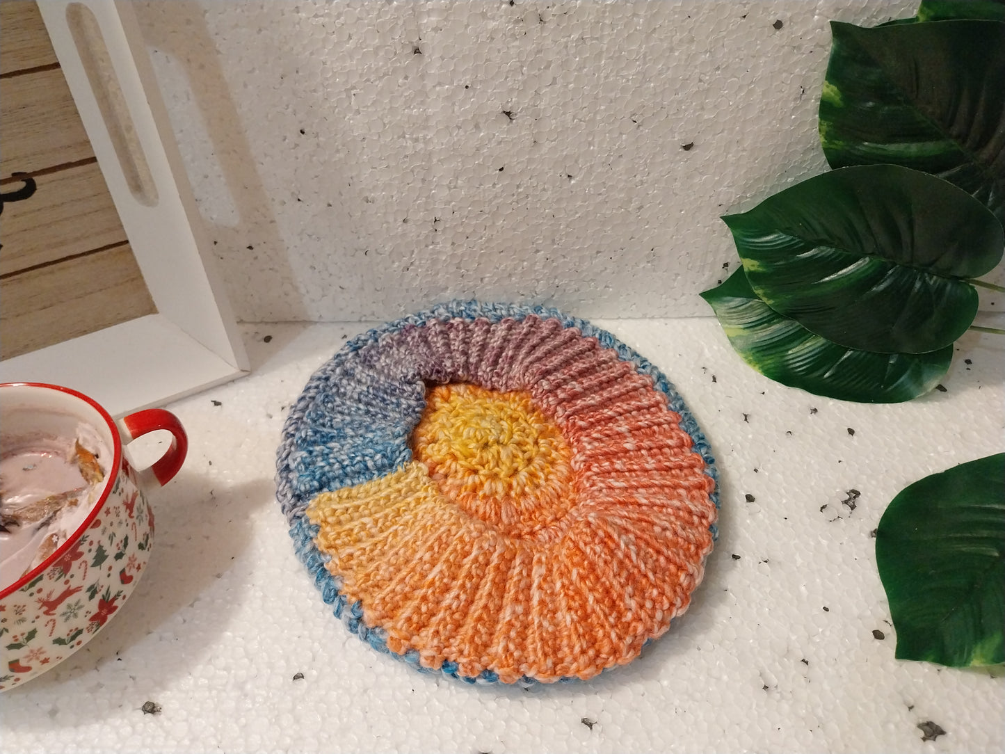 Béret arc-en-ciel enchanté - magie et douceur au crochet