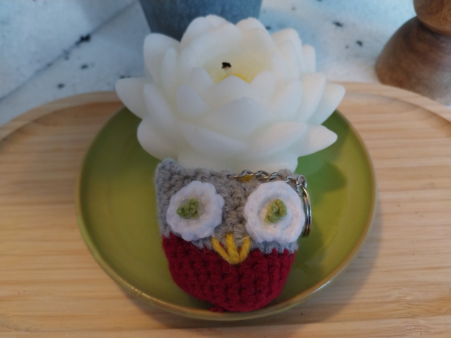 Porte-clés chouette mystique - Gardienne des petits secrets