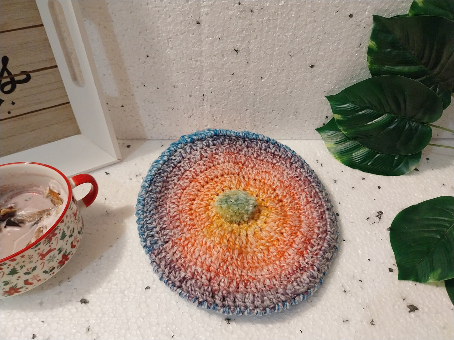 Béret arc-en-ciel enchanté - magie et douceur au crochet