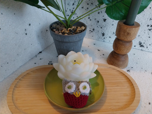 Porte-clés chouette mystique - Gardienne des petits secrets